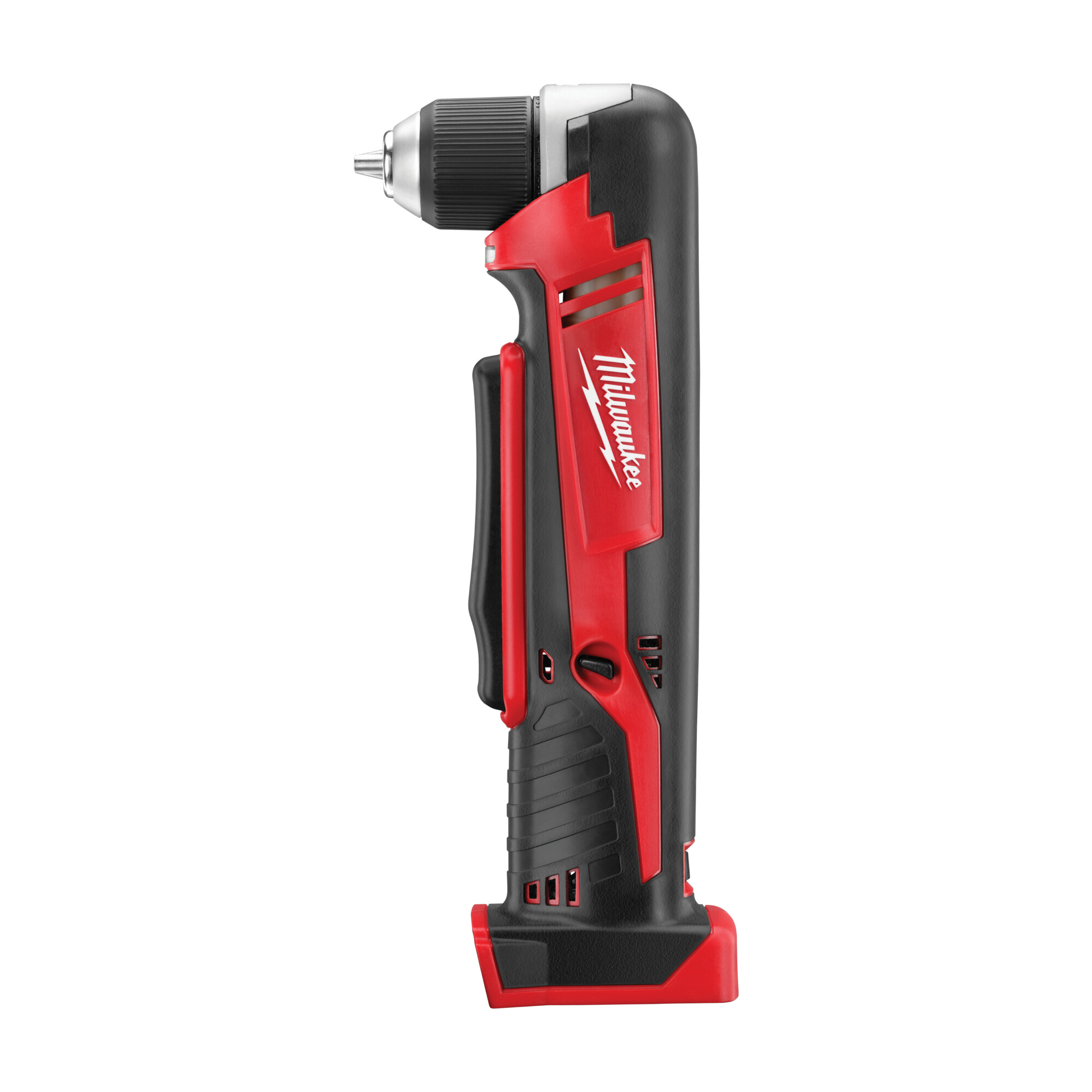 Milwaukee M18 Li-Ion Cordless Electric Right Angle Drill, Tool Only, 3/8in. Keyless Chuck, 125 In./Lbs. Torque, 1500 RPM, Model# 2615-20
